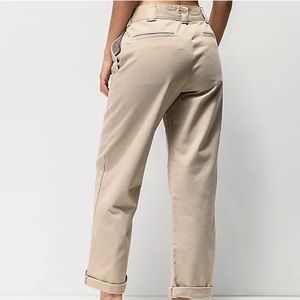 Dickies Sand Work Roll Hem Wide Pants